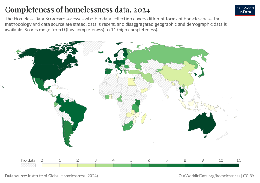 A thumbnail of the "Completeness of homelessness data" chart