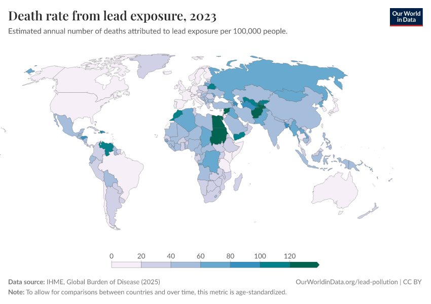 A thumbnail of the "Death rate from lead exposure" chart