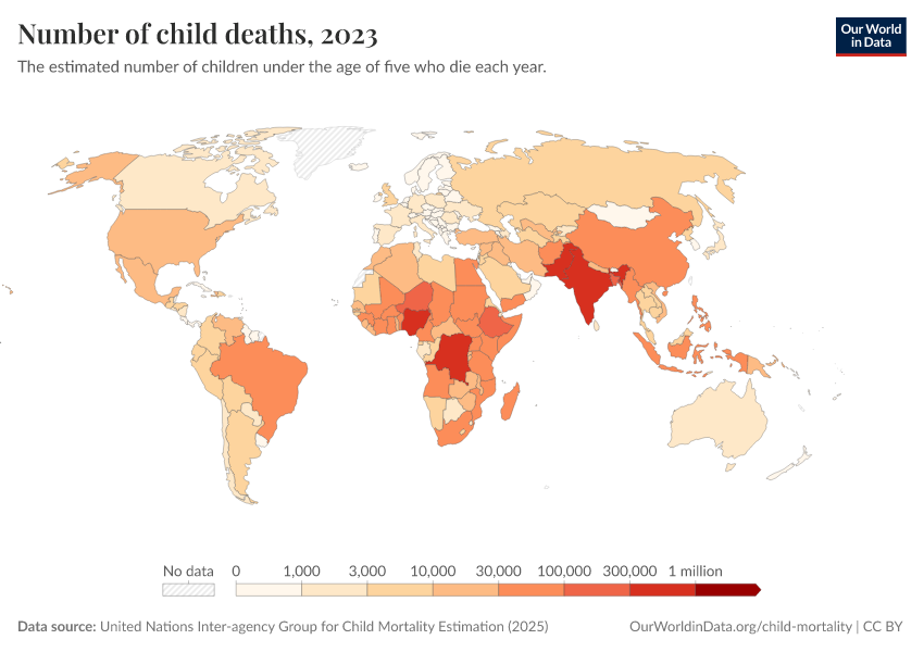 A thumbnail of the "Number of child deaths" chart